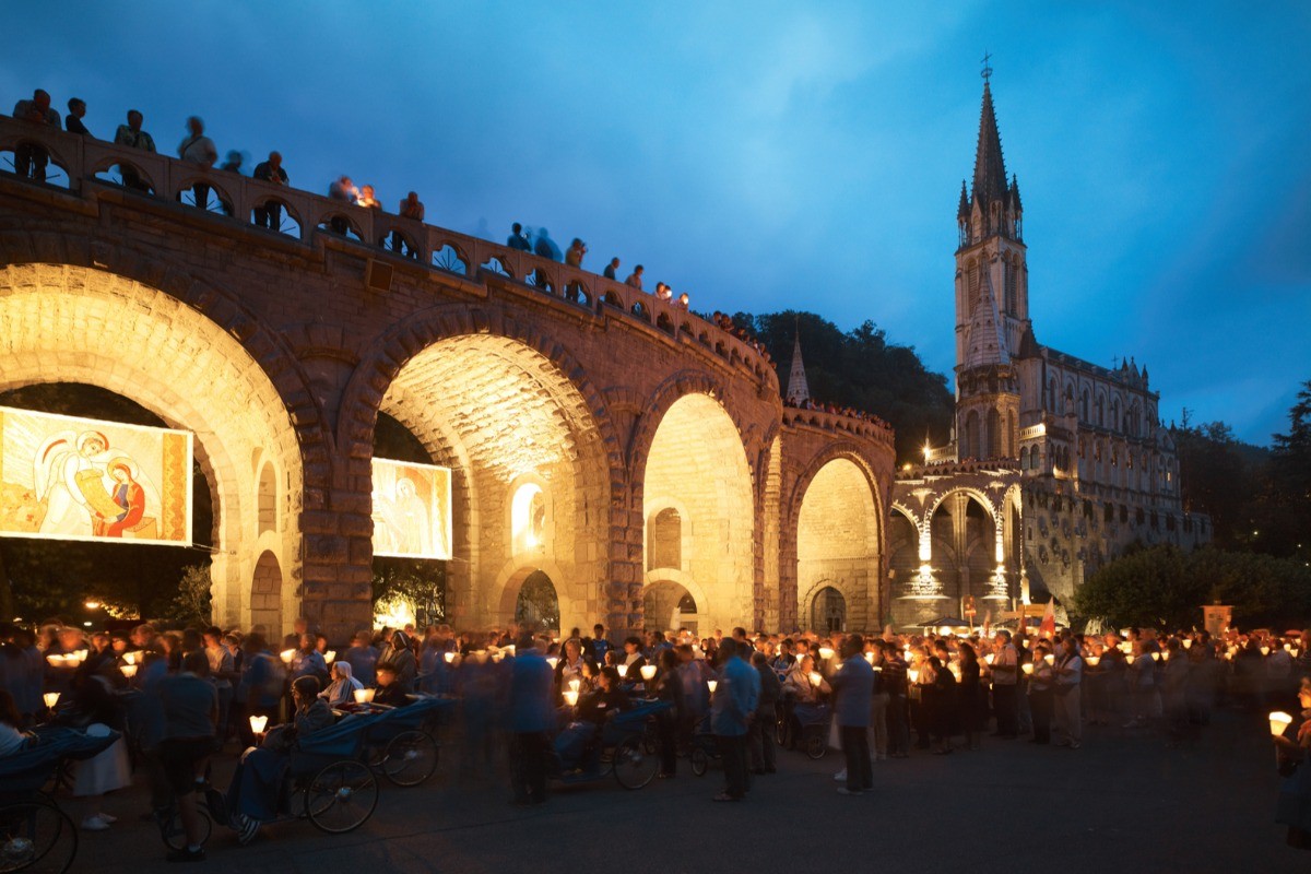 Basilique du Rosaire à Lourdes