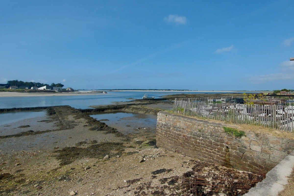 Une vue des Parcs ostréïcoles -  Le Pô, Carnac