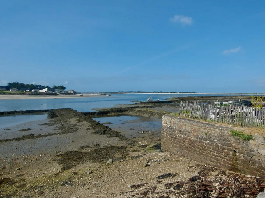 Une vue des Parcs ostréïcoles -  Le Pô, Carnac