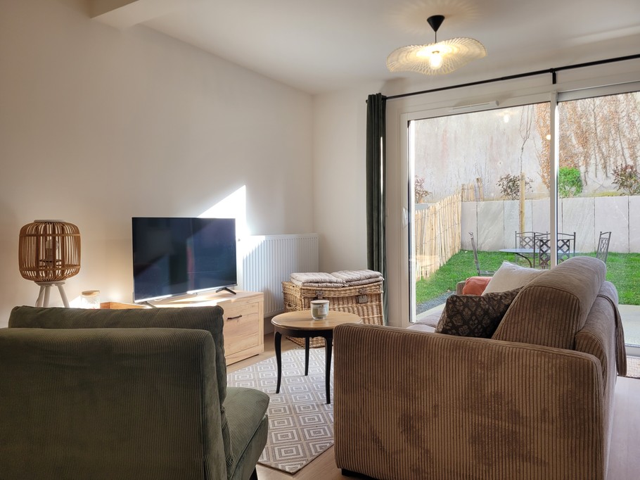 Lebreton Paimpol location, séjour cuisine pièce principale