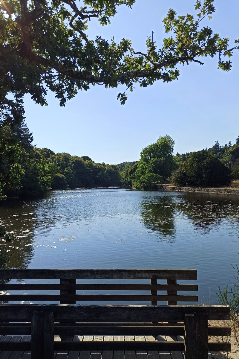 Site de Saint Maurice - endroit paisible avec la rivière et la forêt