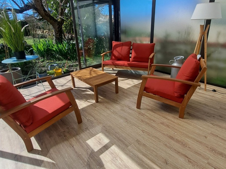 Véranda au Pas de Velours en Charente maritime