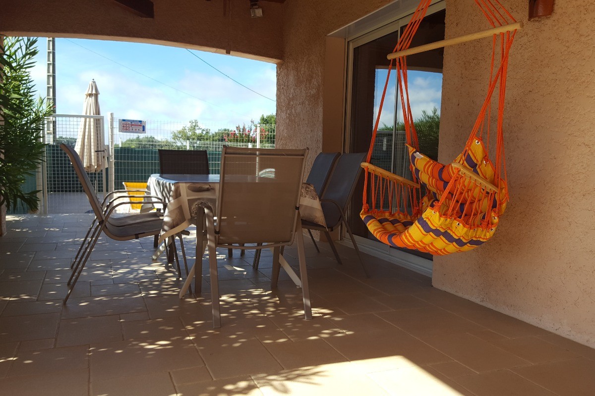 Salon de jardin en terrasse