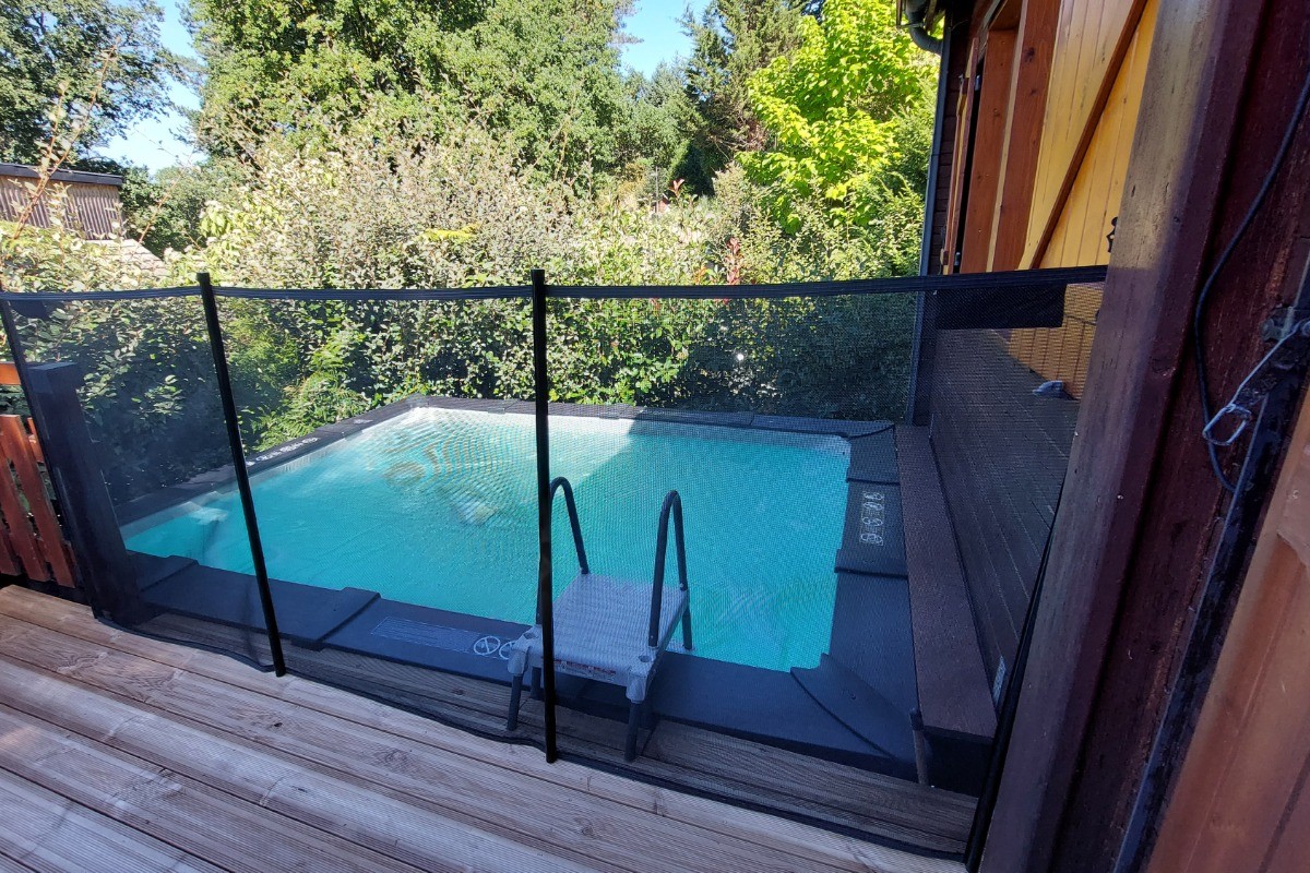 piscine sécurisée et chauffée