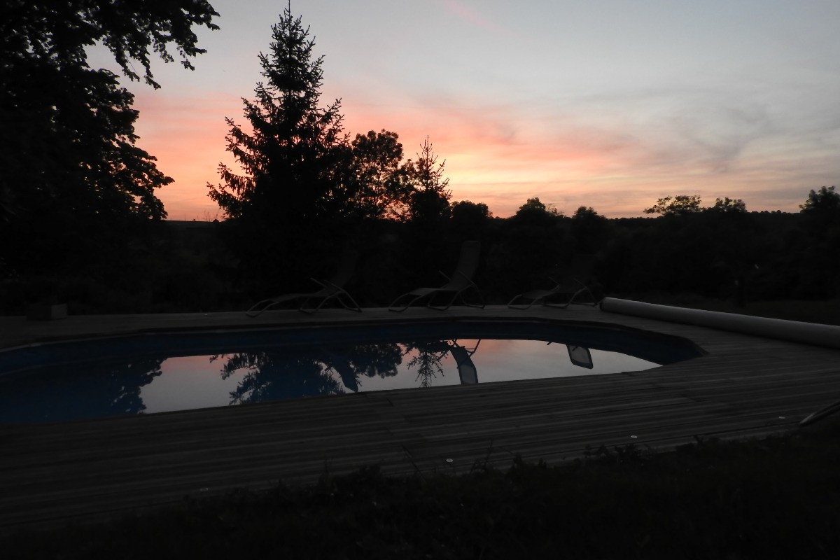 Eté, coucher de soleil