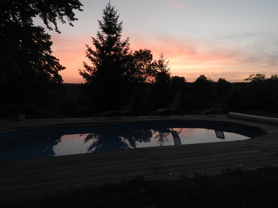 Eté, coucher de soleil