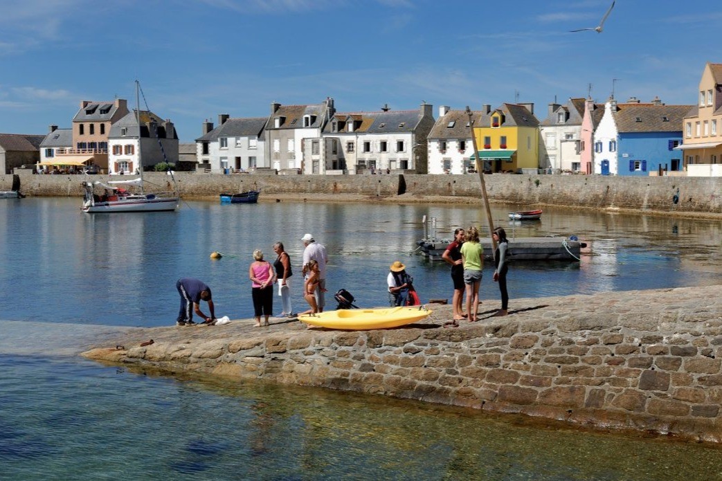 Ile de Sein au départ en bateau d'Audierne