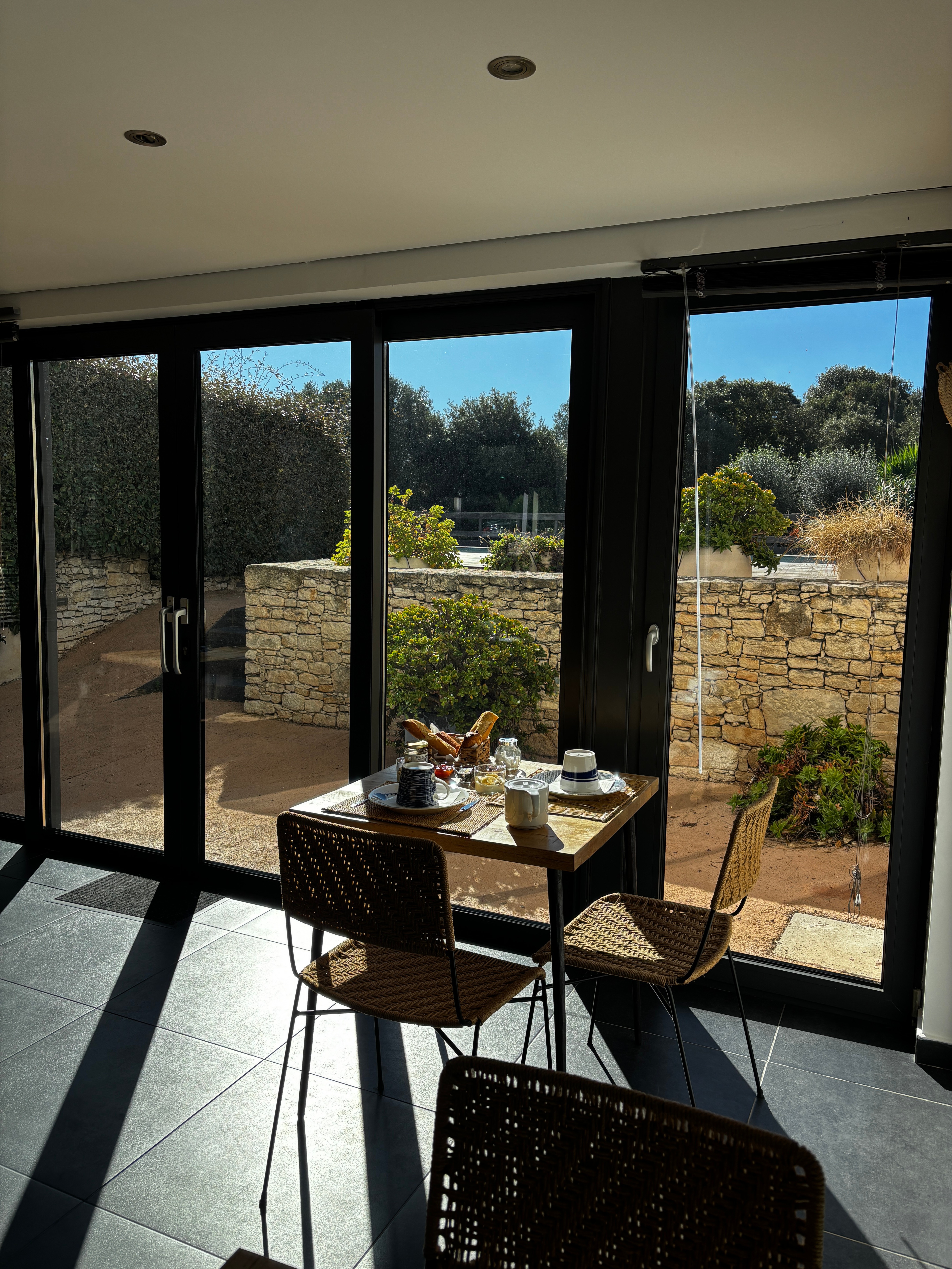 Salle de réception petit déjeuner