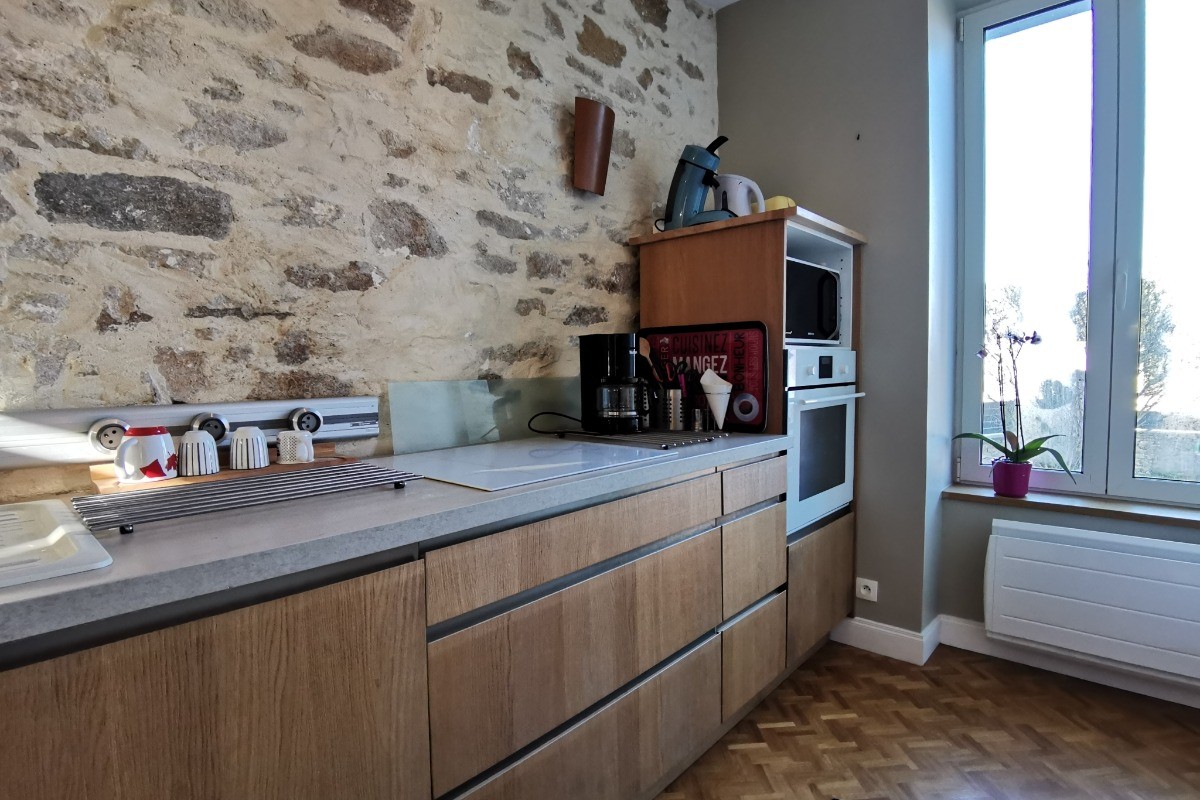 espace cuisine toute équipée