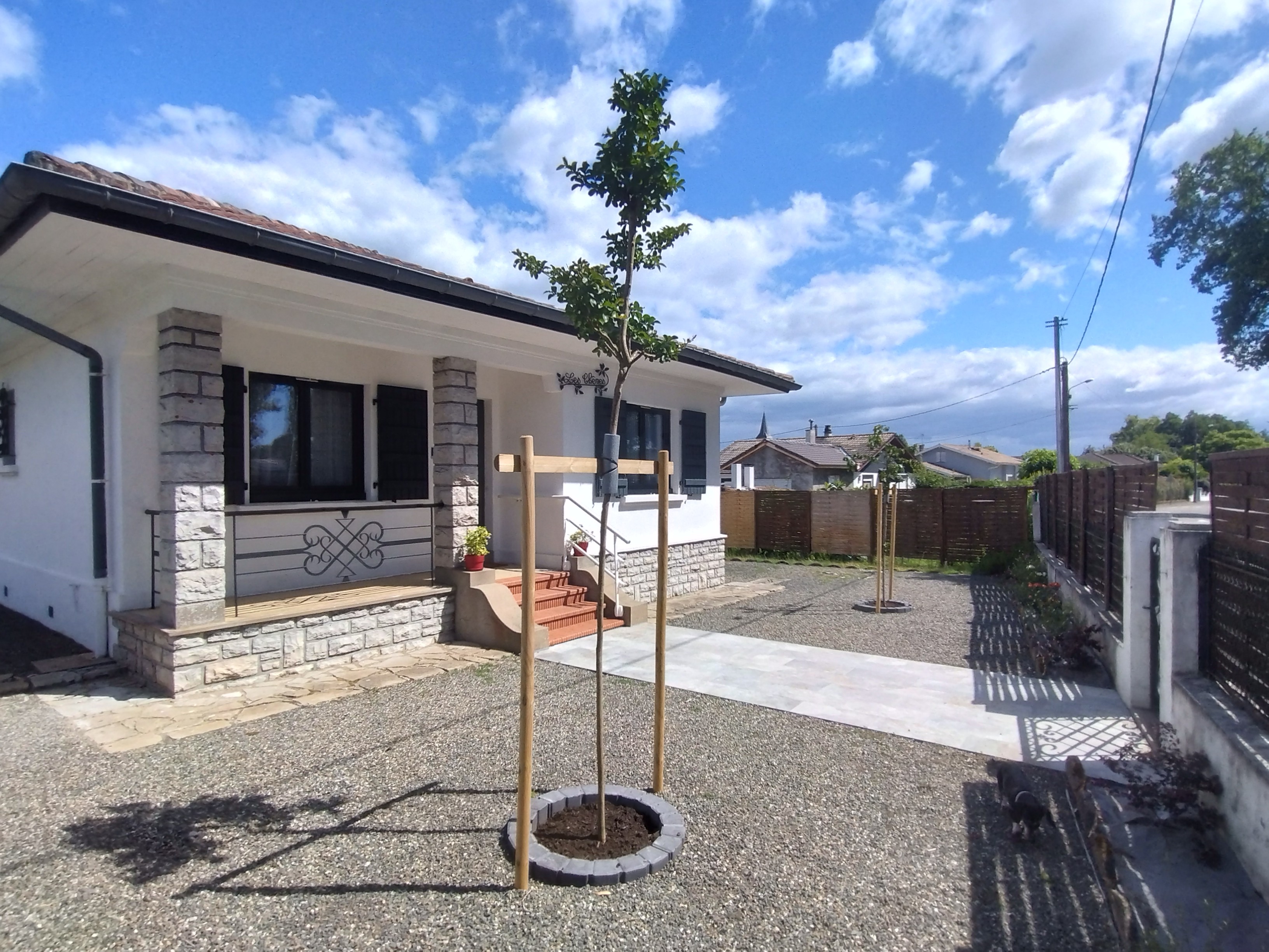 Front of the house