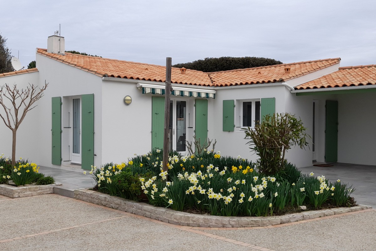 la villa au printemps
