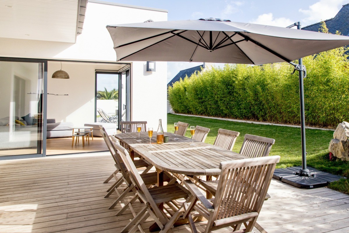 Salon extérieur avec Barbecue