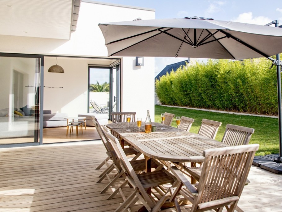 Salon extérieur avec Barbecue