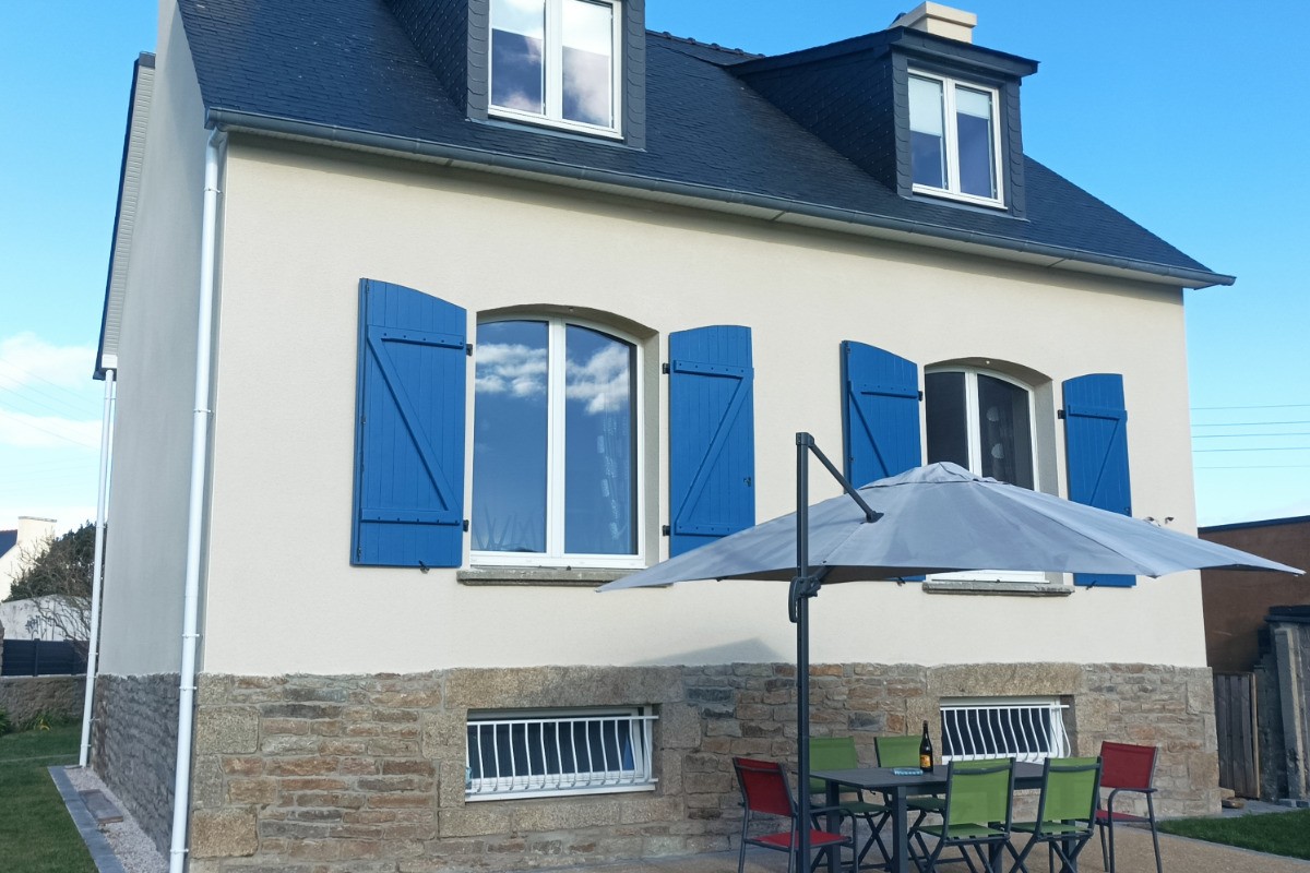 Maison façade Sud