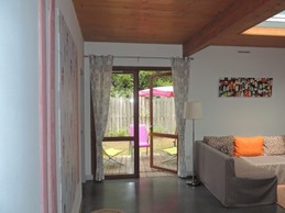 Accès terrasse par le salon