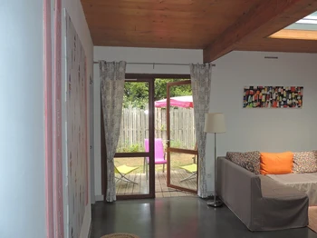 Accès terrasse par le salon