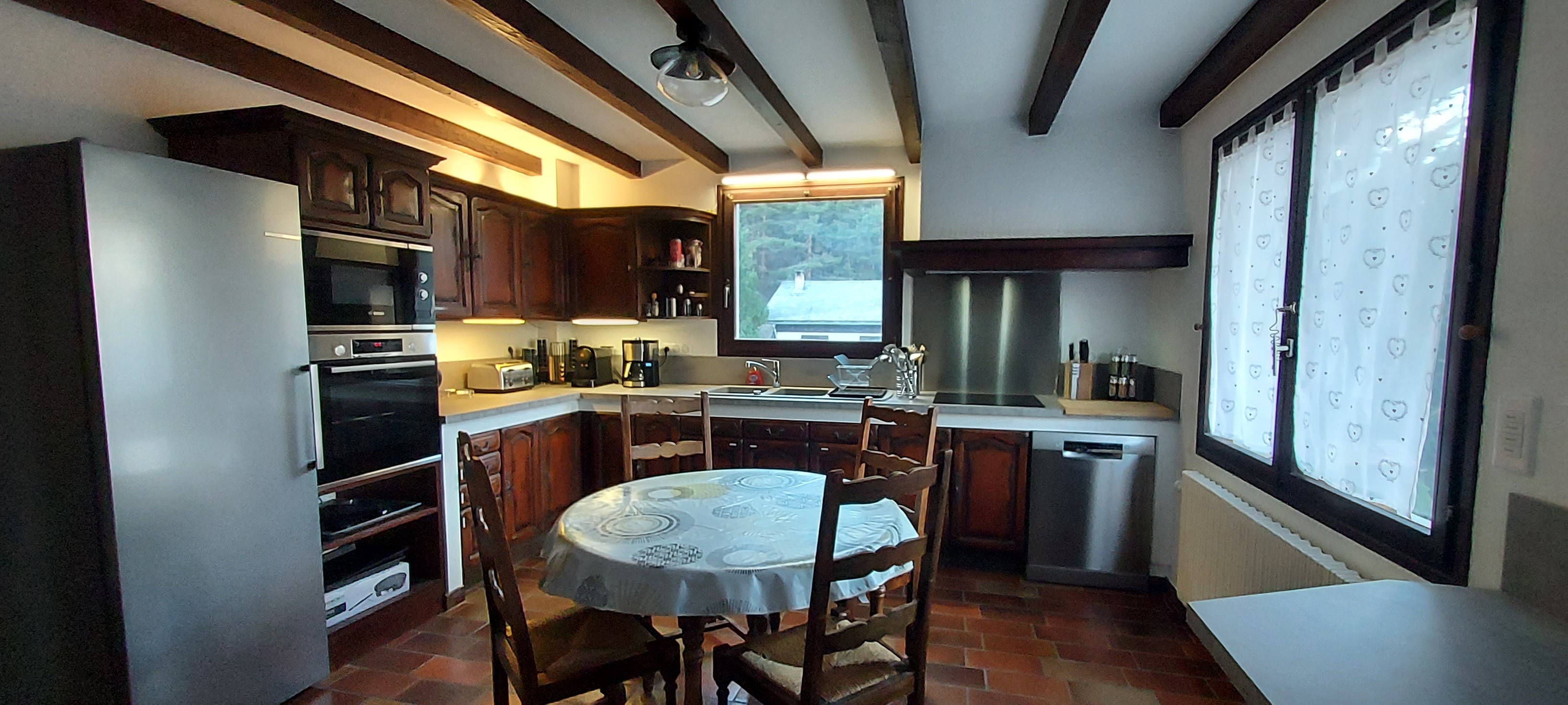 La cuisine du chalet "Les Aubarettes"