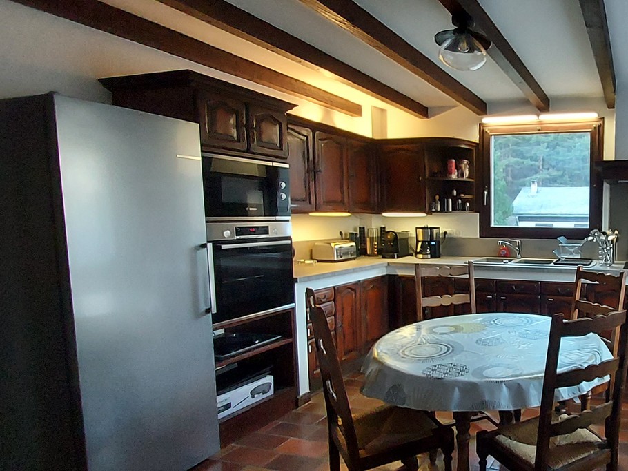 La cuisine du chalet "Les Aubarettes"