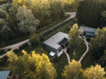 Vue du ciel - Lodge romantique