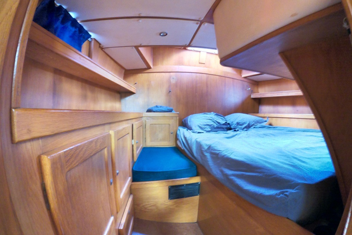 Cabine arrière lumineuse avec lit double