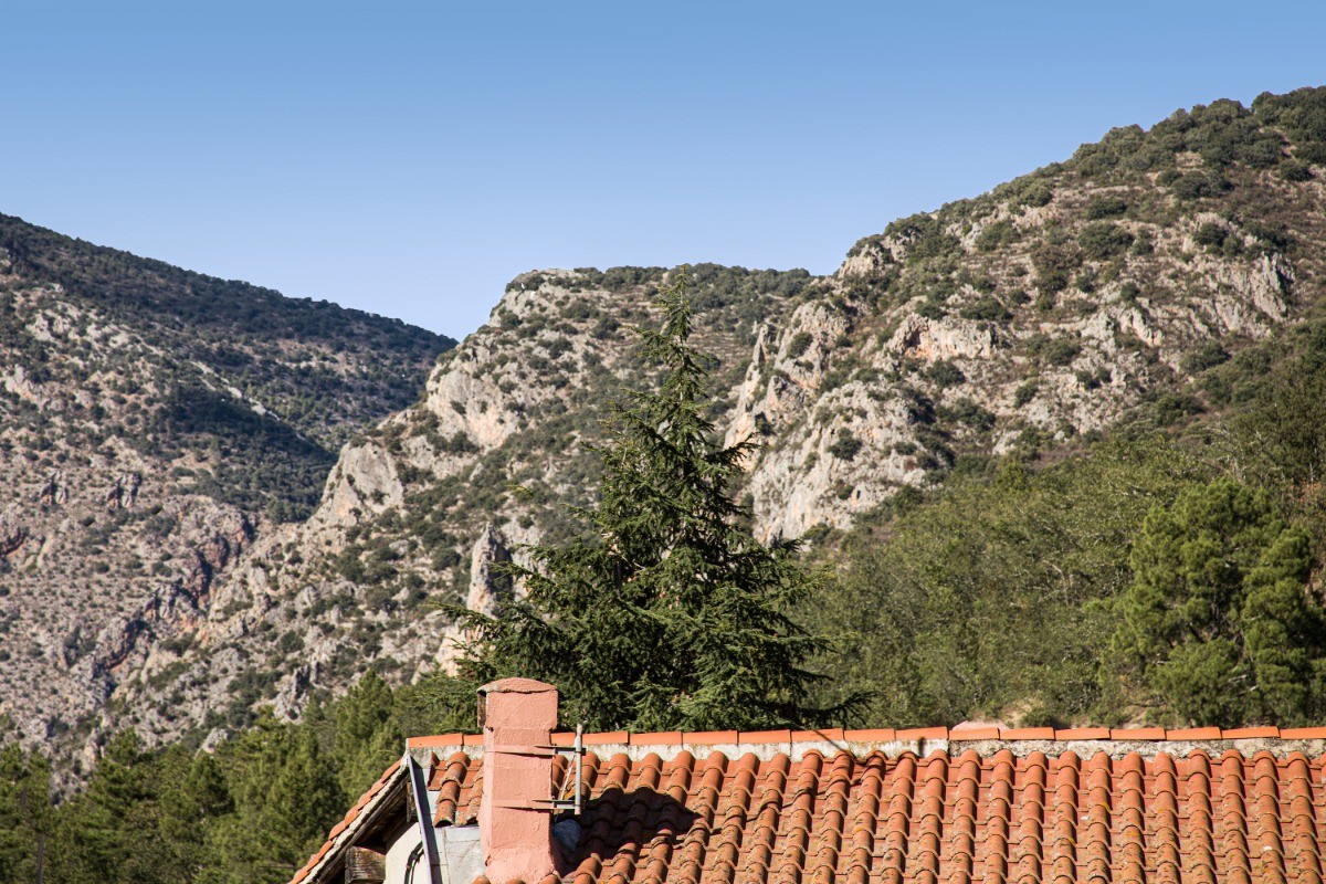 Vue sur les montagnes avoisinantes