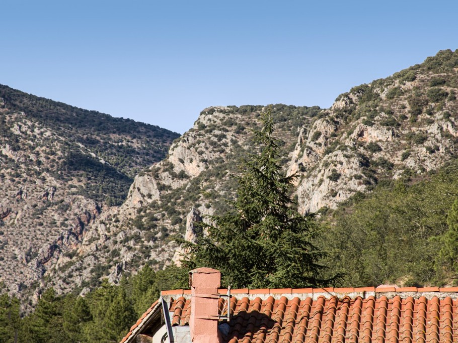 Vue sur les montagnes avoisinantes