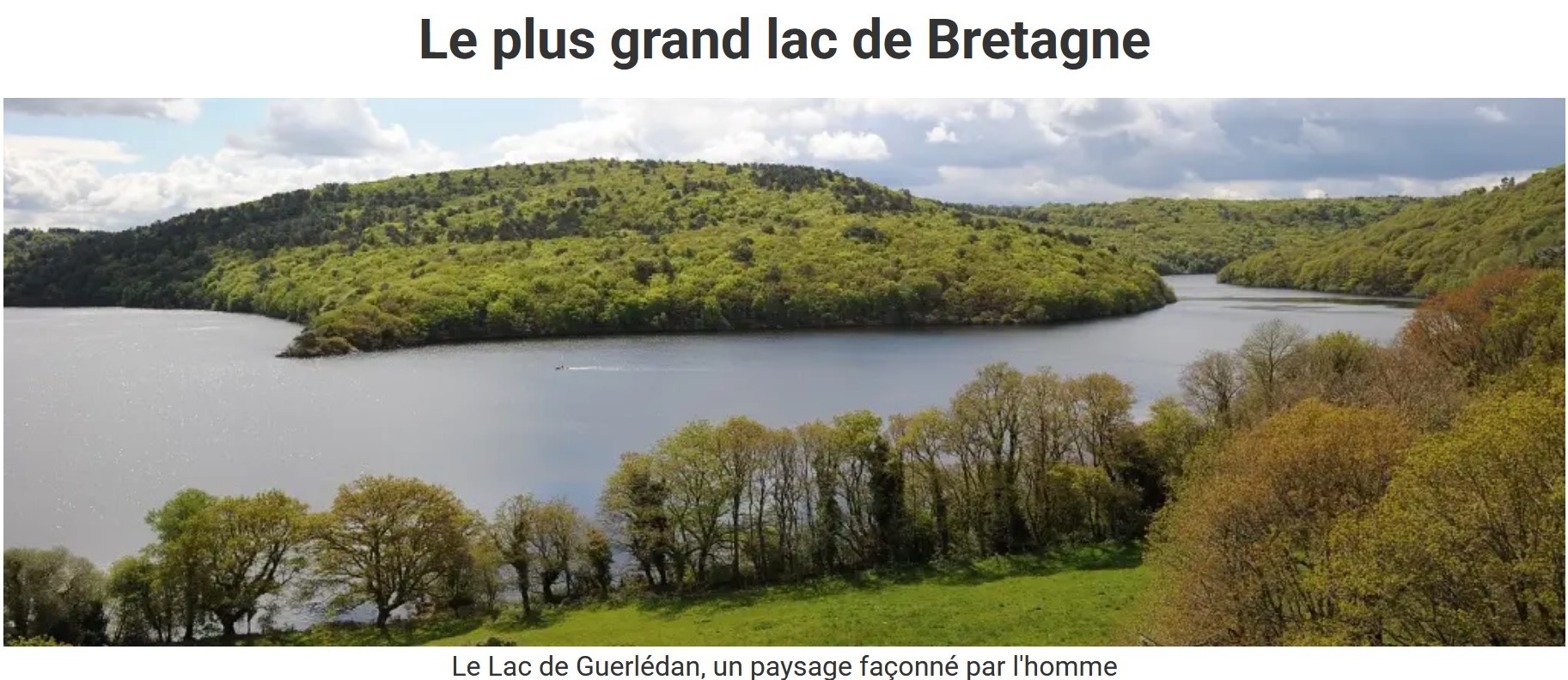 Lac de Guerlédan