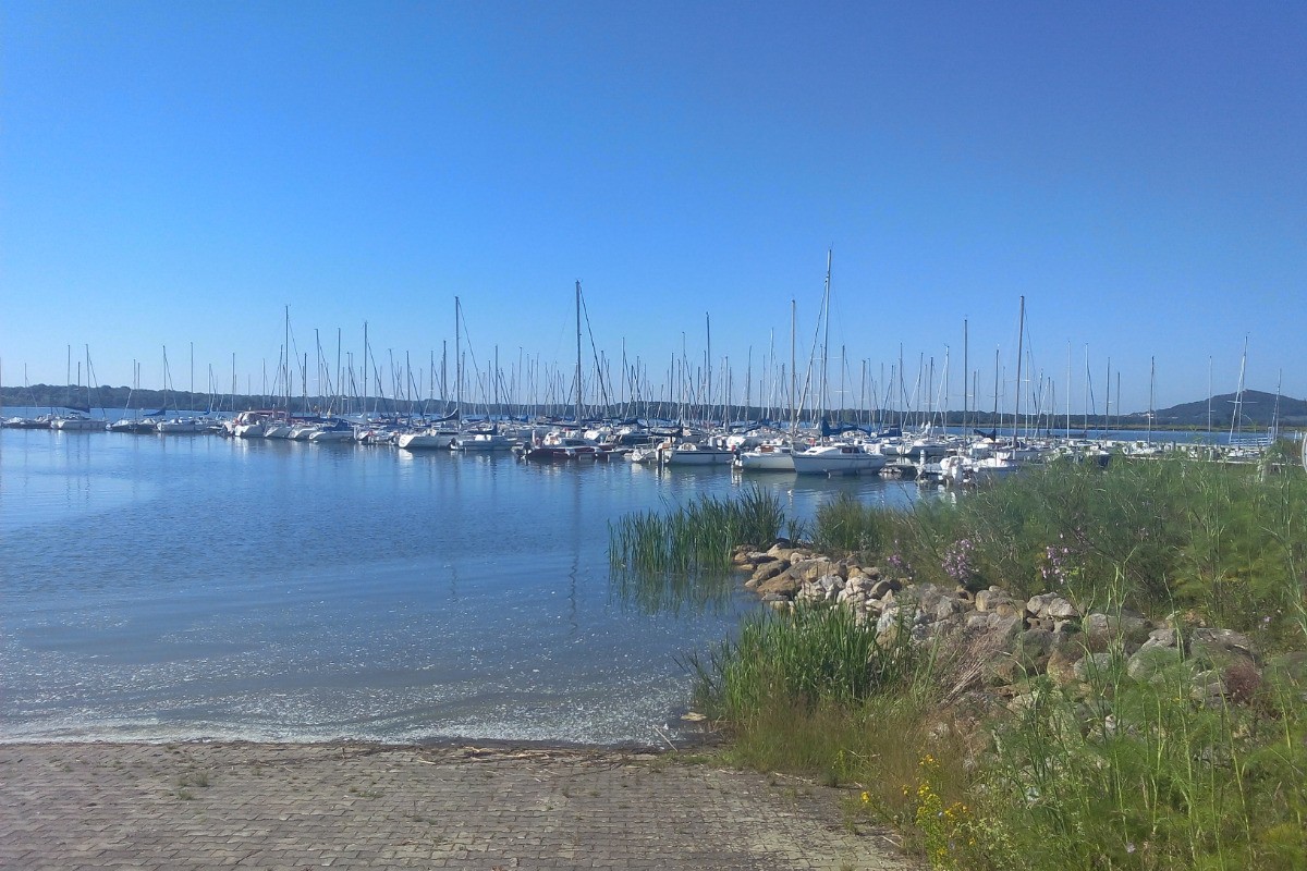 Le port du lac de Madine en Meuse