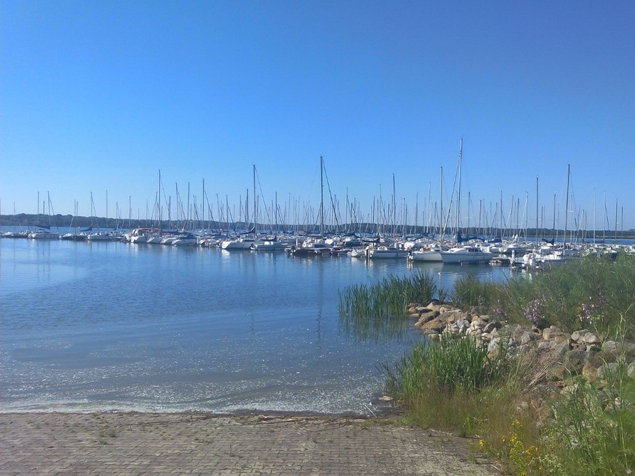 Le port du lac de Madine en Meuse