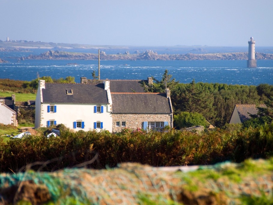 L'ile de Ouessant au départ du Conquet