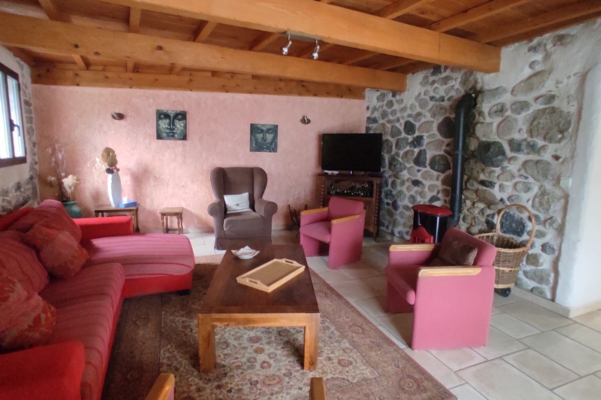 Gîte les pieds dans l'eau - Coin salon