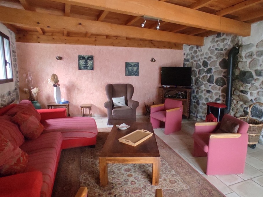 Gîte les pieds dans l'eau - Coin salon