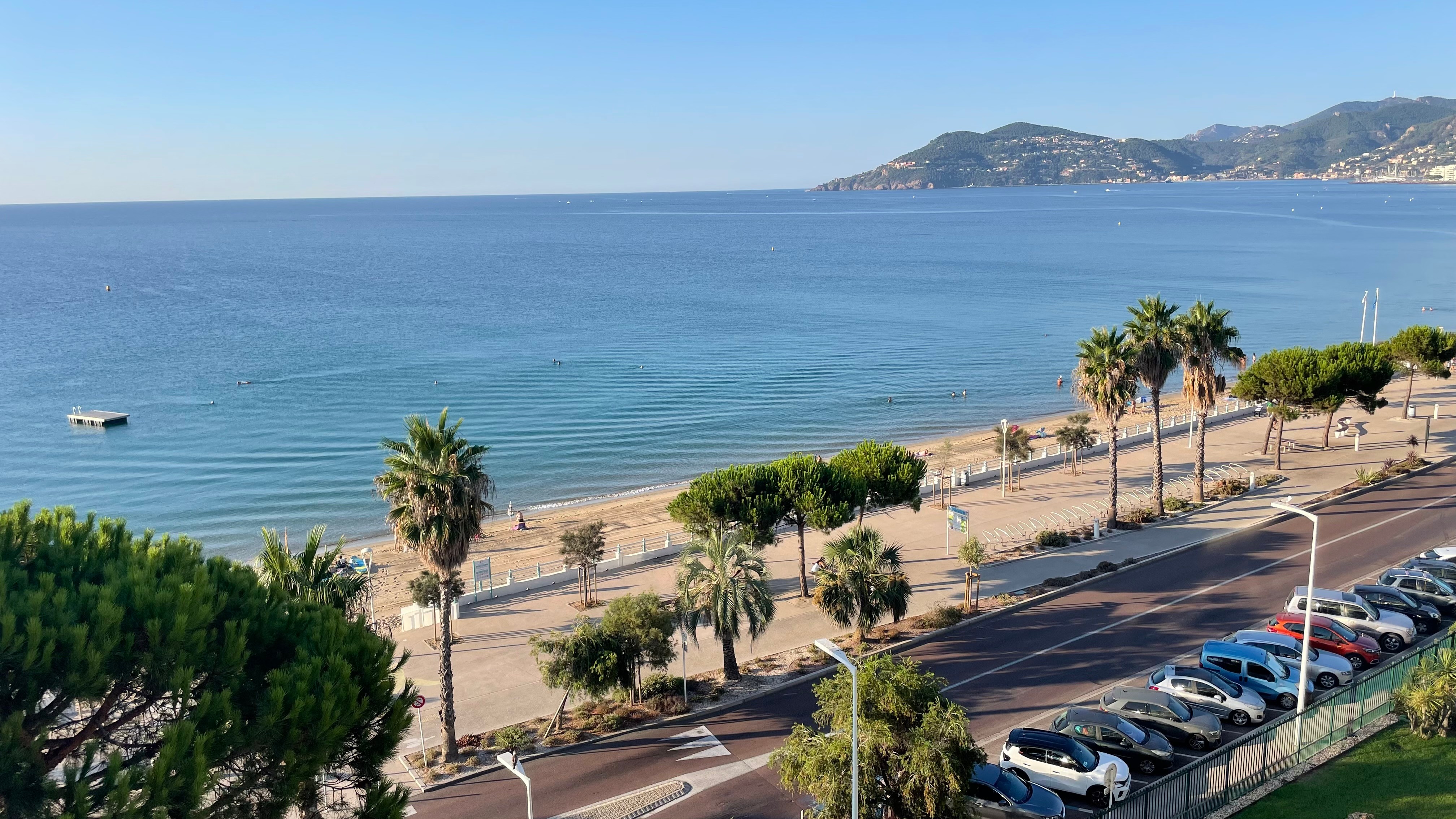 Vue imprenable depuis la terrasse