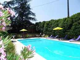 Piscine au sel; chauffée