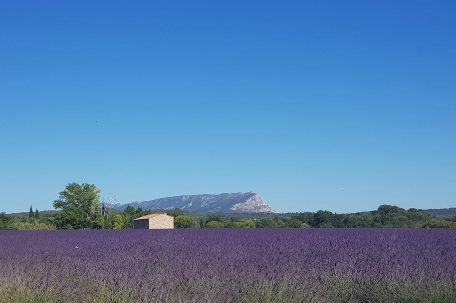 vue pour arriver au gîte