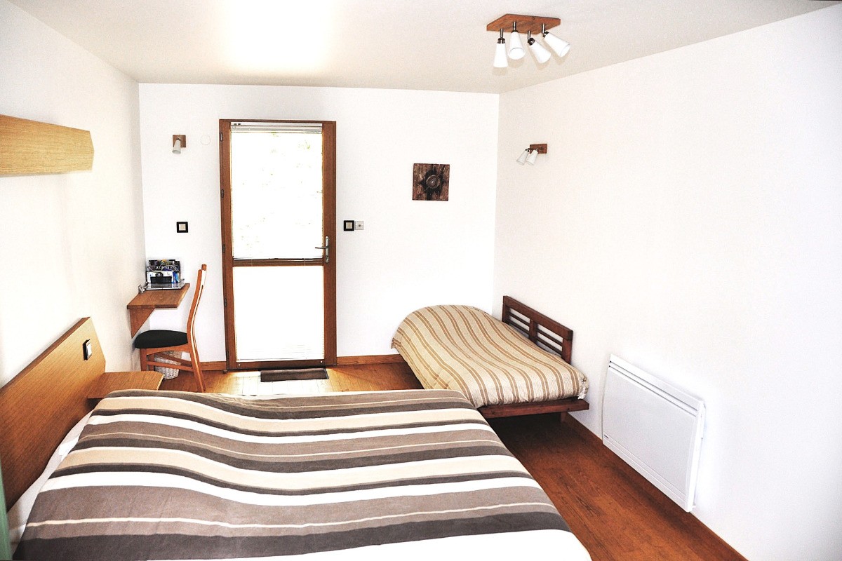 la chambre Banc de sable avec Futon déplié