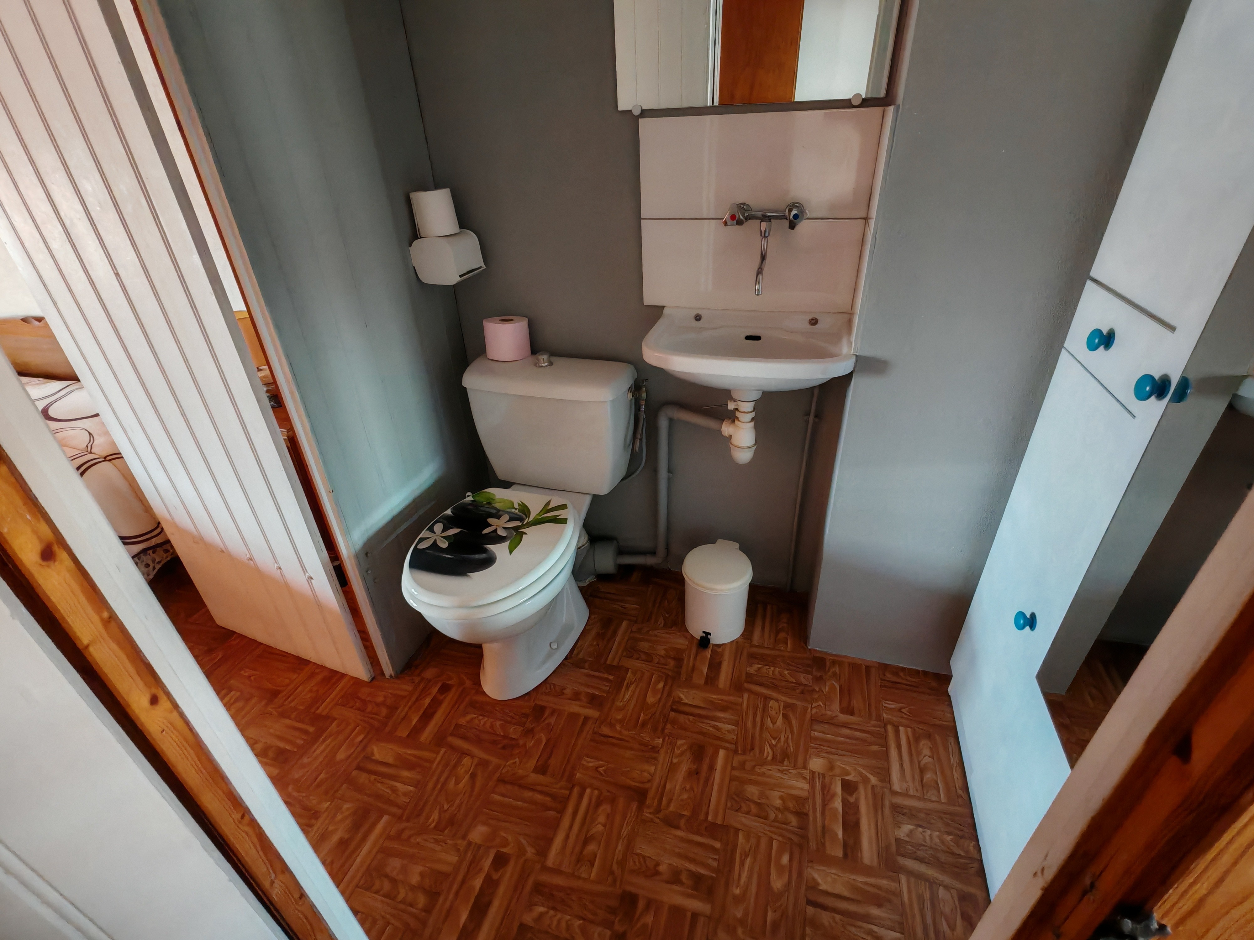 Toilet on first floor