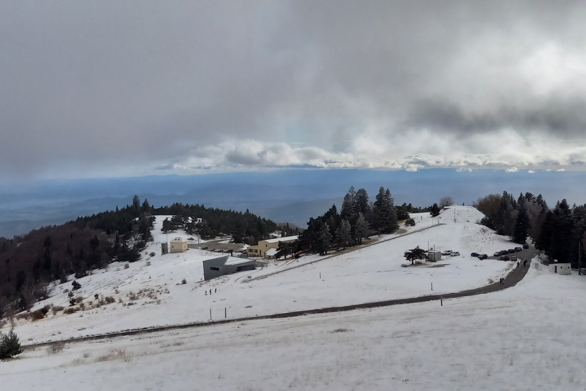 Vue de la montagne de Lure-1800m à 25 km