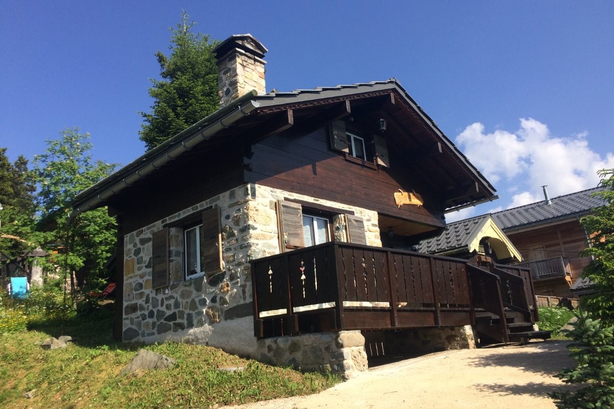le chalet l'été