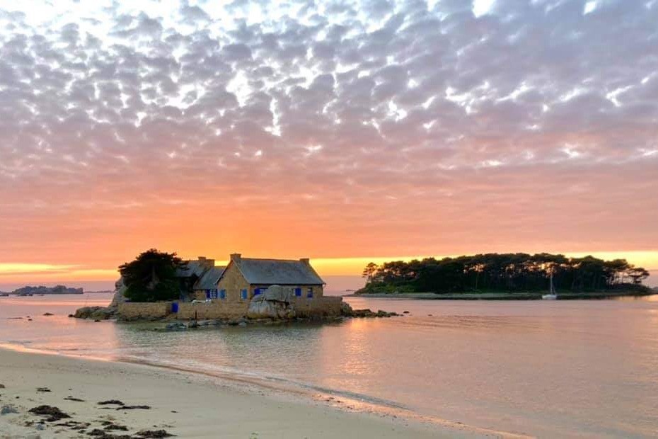 Un soir de printemps sur la plage
