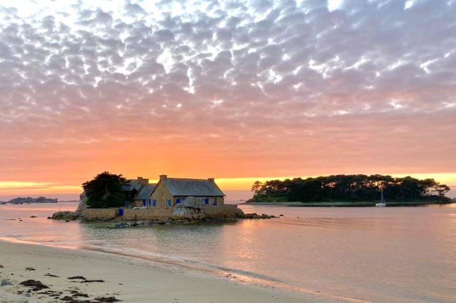 Un soir de printemps sur la plage