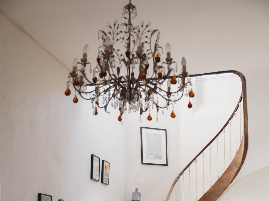 Escalier menant aux chambres