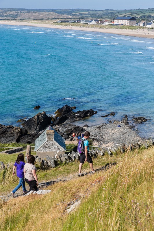 A deux pas du cap de la Hague, la plage de Siouville-Biville-Vauville fait plus de 10 kms de long. (photographie Thierry Houyel)