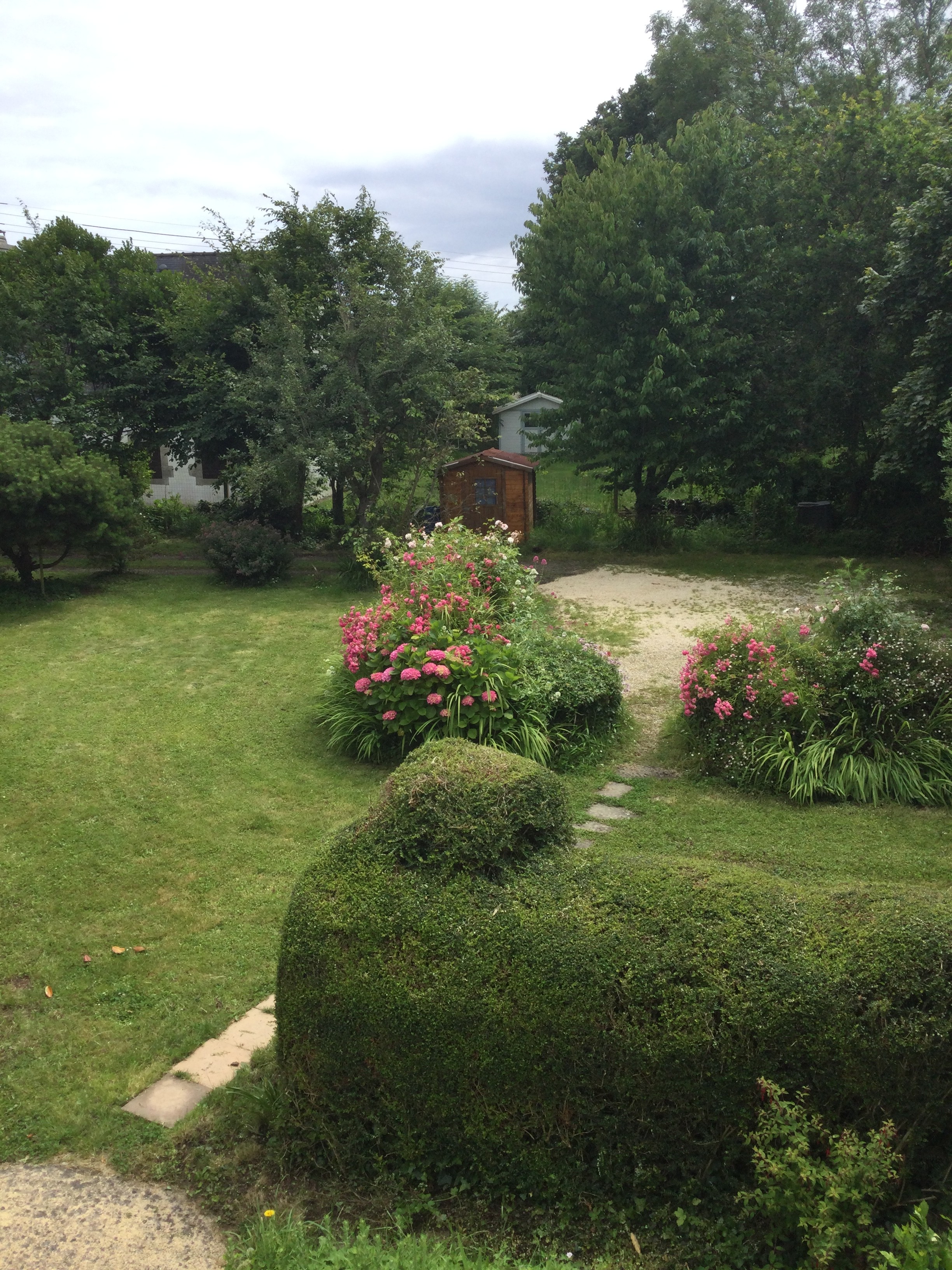 Jardin et parking