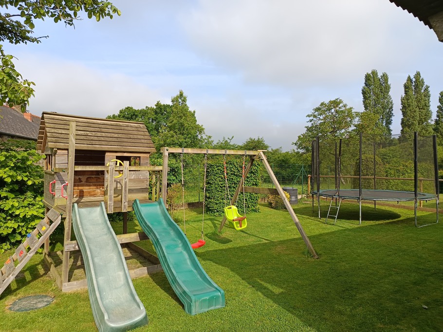 Play structure/ trampoline