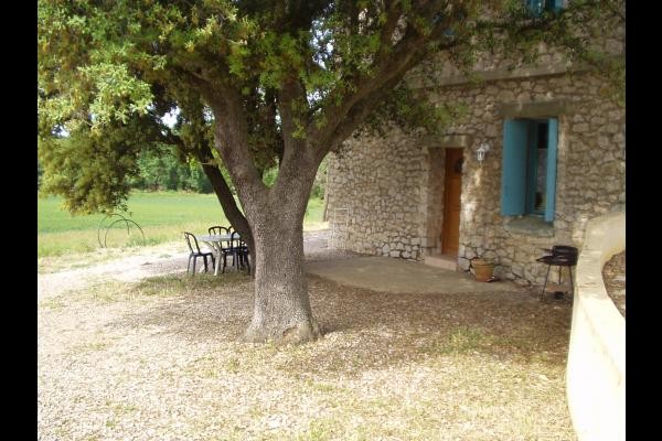 Terrasse privée et ombragée