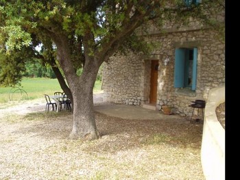 Terrasse privée et ombragée