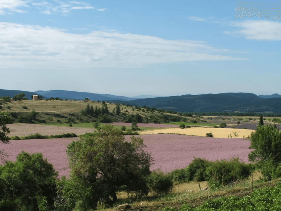 Vue de la tour depuis le village La Rochegiron