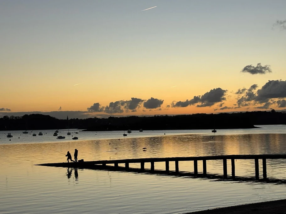 Ponton de la plage du Vallion