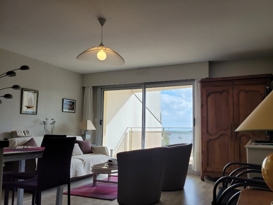 #Clévacances - APPARTEMENT 4 PERSONNES, VUE MER, exposition Sud/Sud/Est. SAINT QUAY PORTRIEUX COTES D'ARMOR BRETAGNE